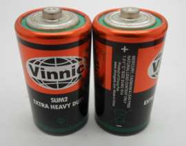 VINNIC松柏 二号电池超高氯化锌电池R14