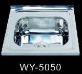 WY-5050 50*50CM俄罗斯 中亚 欧洲方形不锈钢水槽